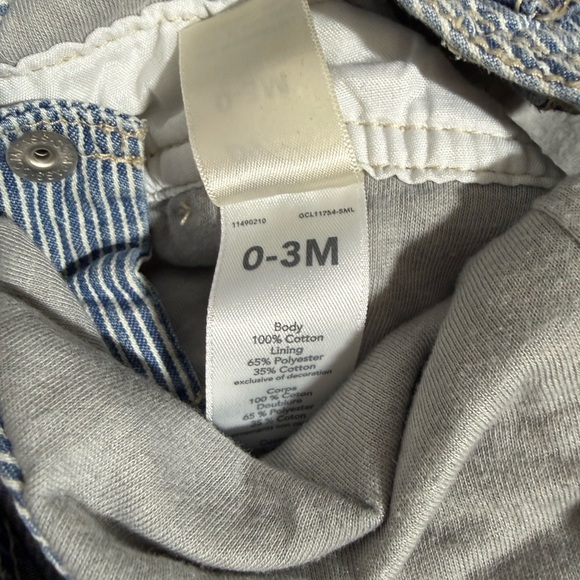 Baby B’Gosh Striped Overalls, Size 0-3 months - Picture 6 of 6